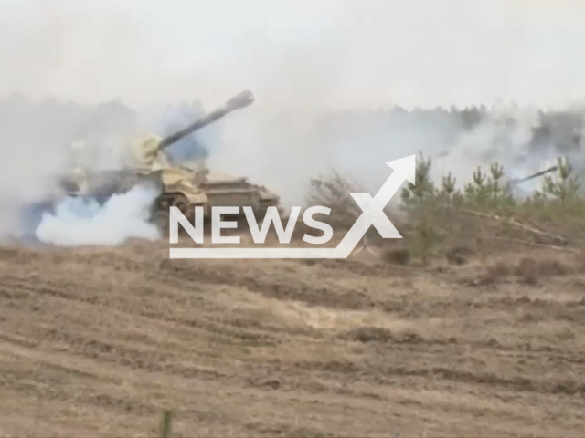 The Ukrainian Knights shared that they have destroyed two Russian "Hurricanes" and two transport and loading vehicles in Ukraine. Note: Picture is a screenshot from a video (@28brigade/Newsflash)