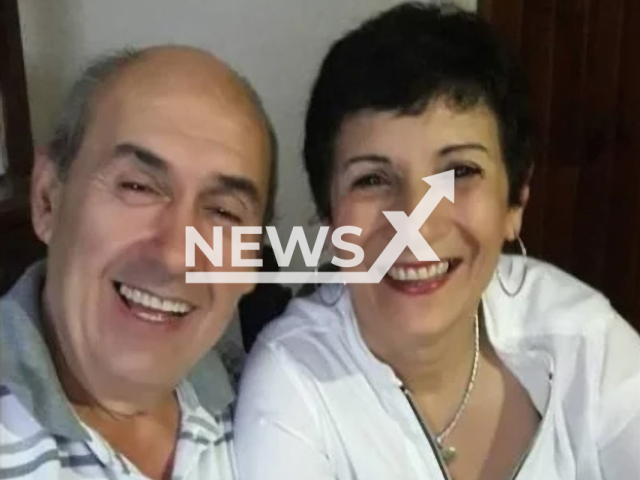 Mafalda Secreto (right) with her partner, Jose Luis Arena. She was absolved for the crime of her partner as she was victim of domestic violence.
Notes: Private picture (Newsflash)