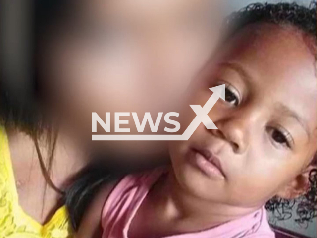 Ayla Luciene Jesus Nunes (5) who was murdered with her 7-year old brother, and had signs of sexual violence on her body in Bonopolis, Goias in Brazil in July 2022.
Note: Private photo(Newsflash).