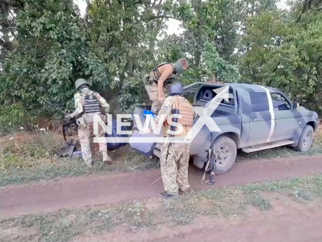 Soldiers of the 36th separate brigade of marines named after Rear Admiral Mykhailo Bilinsky are carrying out combat missions to destroy the occupiers in the southern direction of Ukraine.  Note: This picture is a screenshot from the video (@36obmp/Newsflash).