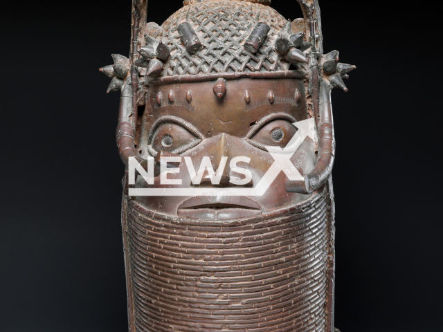 One of the first two artifacts that were returned to Nigeria representing a memorial head of a king dating back to the 18th century, III C. Note: Licensed photo. (Ethnological Museum of the Berlin State Museums, Prussian Cultural Heritage, Martin Franken/Newsflash)