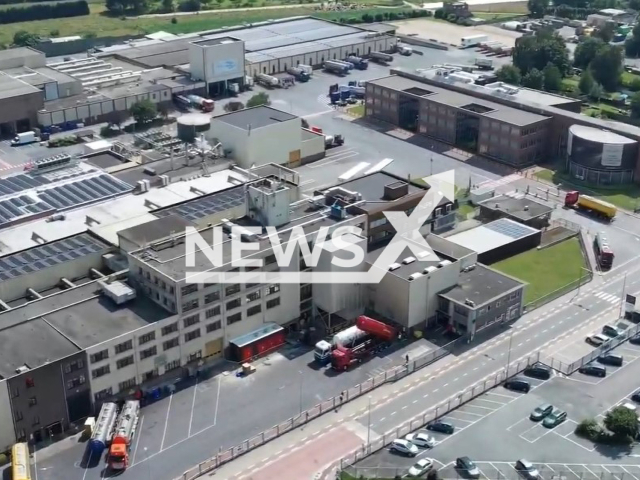 Barry Callebaut, the largest chocolate factory in the world located in Belgium, destroys  hundreds of tons of chocolate after the discovery of salmonella.
Note: Photo is a screenshot from a video(Newsflash).