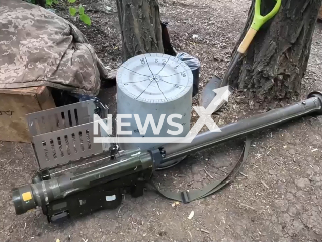 Soldiers of the110 Zaporizhia separate territorial defense brigade using weapons received from foreign partners: the AM240 machine gun, the Stinger MANPADS system and the SPG-9 anti-tank grenade launcher in Ukraine. Note: Picture is a screenshot from a video (@TerritorialDefenseForces/Newsflash)