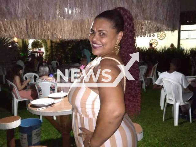 Claudia Goncalves de Moura whose body was found buried and dismembered in the backyard of her house in Nova Iguacu, Rio de Janeiro in Brazil in July 2022.
Note: Private photo(Newsflash).