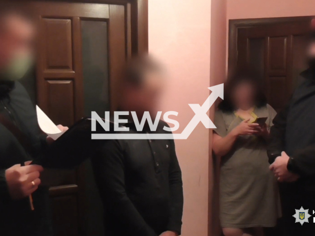 Father from Ivano-Frankivsk region in Ukraine was arrested in July 2022 because he molested his own 5-year old daughter and created pornographic photos and videos with her. Note: Picture is a screenshot from a video (National Police of Ukraine/Newsflash)