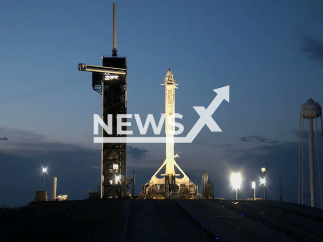 Liftoff of SpaceX's Falcon 9 rocket, carrying the Cargo Dragon spacecraft to the International Space Station on the 14th of July 2022 in Florida, USA. Note: Picture is a screenshot from a video (NASA's Kennedy Space Center/Newsflash)