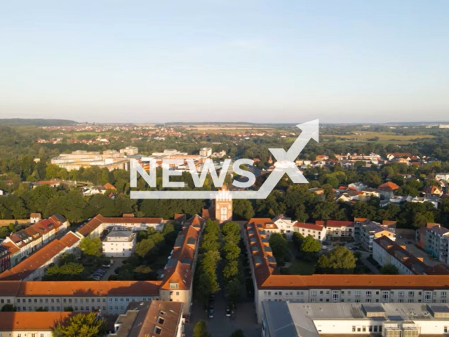 Neubrandenburg where 18-year-old woman fell from the fifth floor of a residential building during sleepwalking, in July 2022.
Note: Photo is a screenshot from a video(Newsflash).