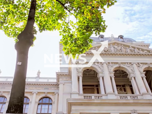 Picture shows University of Vienna where investigation was made about whether voice pitch can influence how female faces are evaluated. Undated photo.
Note: Photo is a screenshot from a video(Newsflash).