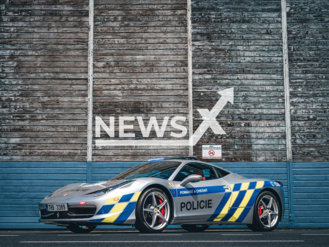 A Ferrari F 142 - 458 Italia, used by the Police of the Czech Republic, started service on July, 22, 2022.   It will be deployed against the most aggressive drivers on Czech highways, chasing stolen vehicles or during surveillance.
Note: Police photo. (@PolicieCR/Newsflash)