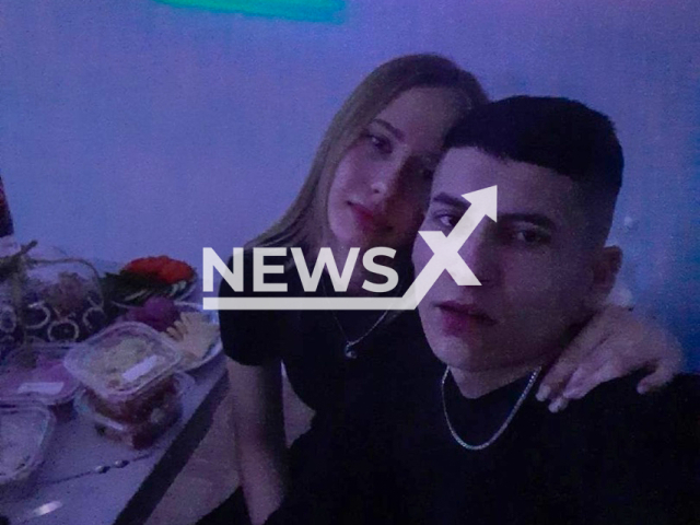 Anastasia Rakova, 17, poses together with her boyfriend Khushnud Khamroev, 27, in undated photo. Anastasia Rakova, 17, was allegedly killed by her boyfriend Khushnud Khamroev, 27, in Novosibirsk, Russia, Tuesday, July 26, 2022. Note: Picture is private (Newsflash)