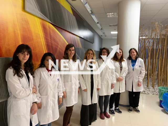 Picture shows the group of scientists in an undated picture. They worked in a research with mouse that confirmed that breastfeeding can help obesity in adults.
Notes: Picture is from university (@UniversidadeUSC/Newsflash)