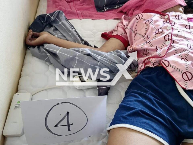 Khorn Srey Pov (17) dies after being electrocuted by mobile phone while sleeping in Kratie Province, Cambodia, on Wednesday, July 27, 2022. The victim had a shower and went to sleep on top of the charging mobile phone.
Note: Police photo(Police Commissariat of Kreatie Province/Newsflash).