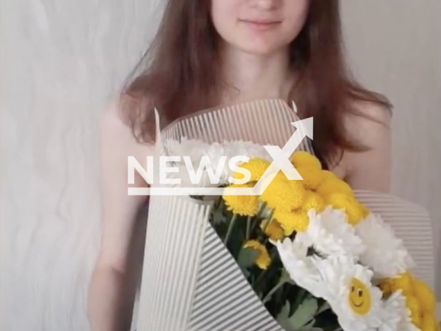 Ksenia Markevich, 19, poses in undated photo. She was allegedly killed by her 23-year-old boyfriend in Sterlitamak, Russia, July 2022. Note: Picture is private (Newsflash)