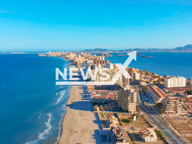 Mar Menor in Spain in an undated photo.
The water temperature sets the historical record of 31.25 degrees in July, 2022.
Note: Photo is a screenshot from a video(Newsflash).