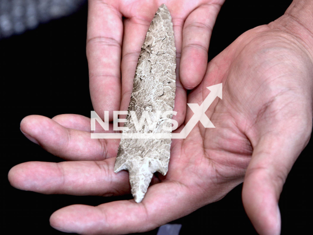 One of the items recovered by Mexican authorities in an undated photo. They were given by the US authorities.
Notes: Licenced picture (INAH/Newsflash)