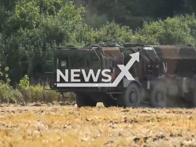 The crew of the Iskander-M deploys the ballistic missile system for combat operations in Ukraine in undated footage. 
The Iskander-M is an upgraded version of the previous version of the Iskander which has a range of 400 km.
Note: Picture is a screenshot from a video (Ministry of Defense of Russia/Newsflash)