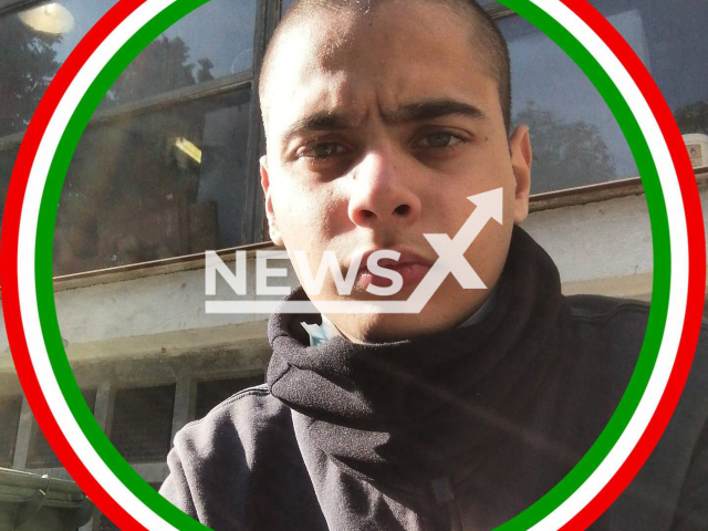 Kevin Chiappalone, 19, posing in an undated photo. He is being investigated because  he  enlisted in pro-Ukrainian militias in Genoa, Italy.
 
Note: Private photo.  (@kevin.chiappalone.14/Newsflash)