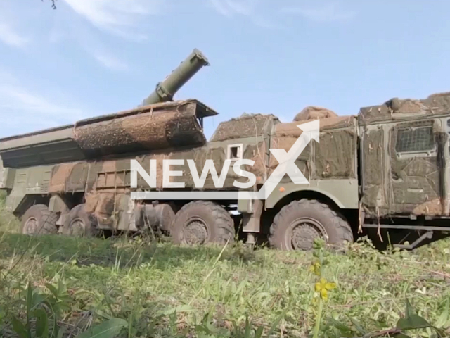 Iskander crew deploys the missile system for a combat mission in Ukraine in undated footage.
According to Russian Mod "Iskanders" are guaranteed to destroy any military facility within 500 kilometers from the front line on enemy territory. 
Note: This picture is a screenshot from the video (Ministry of Defense of Russia/Newsflash).