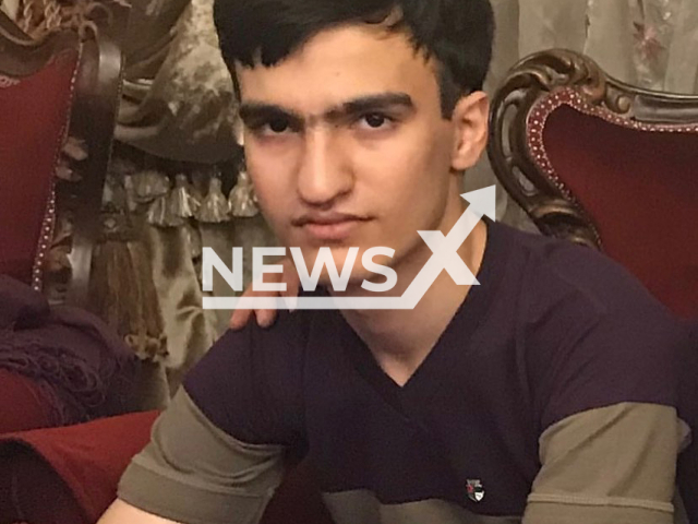 Amir Hossein Moradi (pictured), one of the two elite students, who were each sentenced to 16 years in prison in Tehran, Iran. Note: Private picture (@re.younesi/Newsflash)