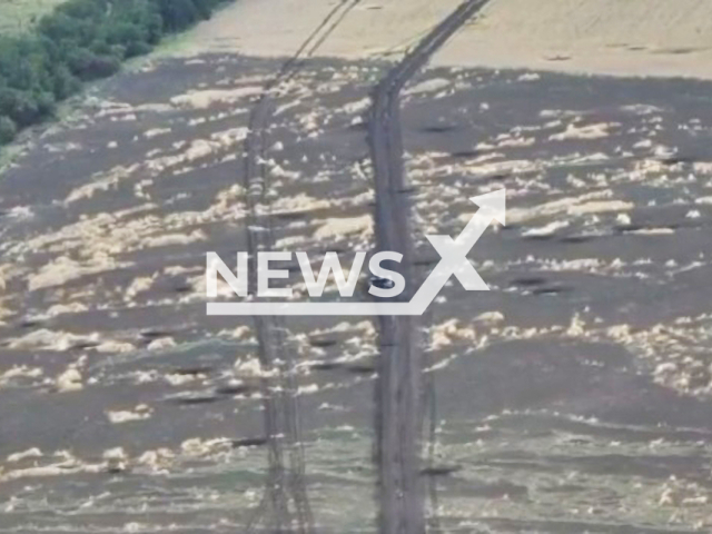 Russian BMP drives on a dirt road in the Donetsk region in Ukraine in undated footage. 
The Russian BMP was destroyed with one shot by the National Guard fighters.
Note: Picture is a screenshot from a video (@NGUmainpage/Newsflash)