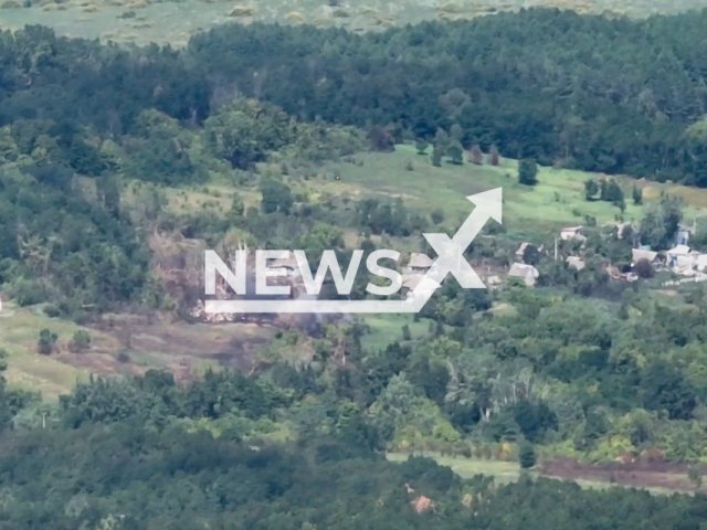 The Special Operations Forces Unit of AZOV destroys Russian military equipment in the Kharkiv region in Ukraine in undated footage. 
The SSO AZOV Kharkiv detachment was created in Kharkiv on May 1, 2022 and is officially part of the Armed Forces of Ukraine.
Note: Picture is a screenshot from a video (SSO AZO KHARKIV/Newsflash)