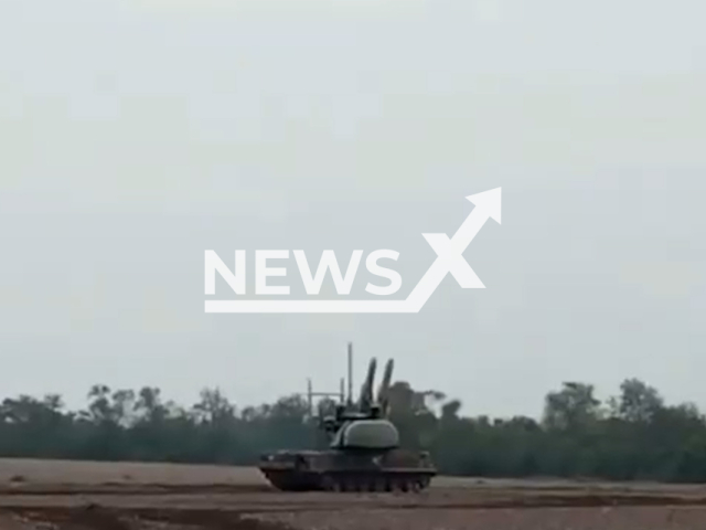 Picture shows Ukrainian Buk missile system in Ukraine in undated footage.
Buk is a family of self-propelled, medium-range surface-to-air missile systems developed by the Soviet Union and its successor state, the Russian Federation, and designed to counter cruise missiles, smart bombs, fixed- and rotary-wing aircraft, and unmanned aerial vehicles.
Note: This picture is a screenshot from the video (@PvkCenter/Newsflash).