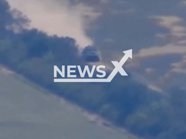 Picture shows Russian armored vehicle on a battlefield before it was destroyed by the Ukrainian marines with"Stugna" in Ukraine in undated footage. 
Along with the military vehicles and equipment, Russian soldiers were also killed in the attacks of the Ukrainian marines in the Donetsk and Kherson regions.
Note: This picture is a screenshot from the video (@navy.mil.gov.ua/Newsflash).