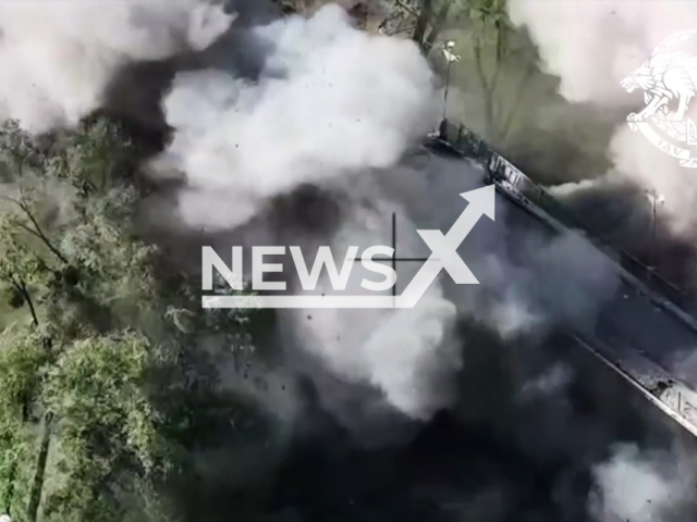 SSO fighters destroy logistics bridge in Ukraine's Donetsk region in undated footage. 
The Command of the Special Operations Forces stated that after the de-occupation, the destroyed Ukrainian objects will be restored. 
Note: This picture is a screenshot from the video (@usofcom/Newsflash).