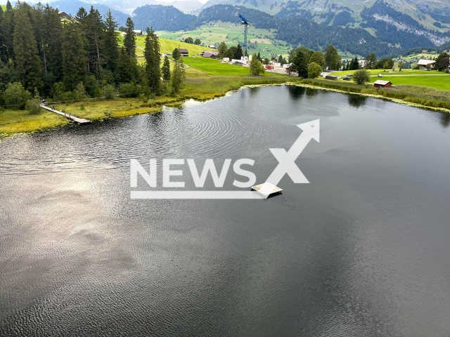 Picture shows Vorderer Schwendisee, Switzerland, undated. A  43-year-old unidentified Briton died here in a  swimming accident, on Friday, Aug. 26, 2022. Note: Police photo. (Kantonspolizei St. Gallen/Newsflash)