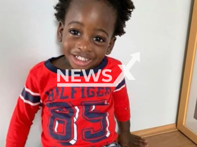 Picture shows Gareth Tetteh, 3, undated. He was killed in a  hit-and-run, in Perth, Australia. Note: Private photo.  (Newsflash)