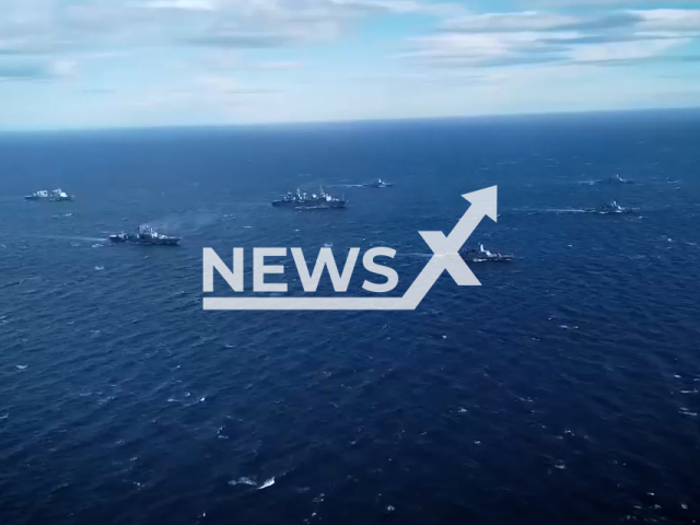 The warships of the Pacific Fleet and the Navy of the People's Liberation Army of China sail in the Sea of Japan, Russia, Friday, Sep. 2, 2022. They conducted artillery firing at surface targets as part of the Vostok-2022 strategic command and staff exercise.
Note: This picture is a screenshot from the video.
(@mil/Newsflash)