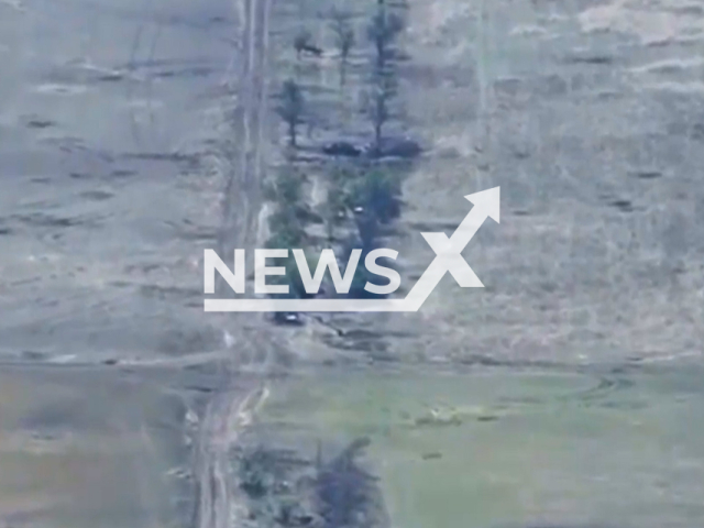 Picture shows Russian combat vehicle before it was destroyed by the fighters from the 24th separate mechanized brigade in Ukraine in undated footage.
The 24th separate mechanized brigade named after King Danylo is a military unit of mechanized troops as part of the Ground Forces of the Armed Forces of Ukraine.
Note: This picture is a screenshot from the video.
(@24th.brigade/Newsflash)