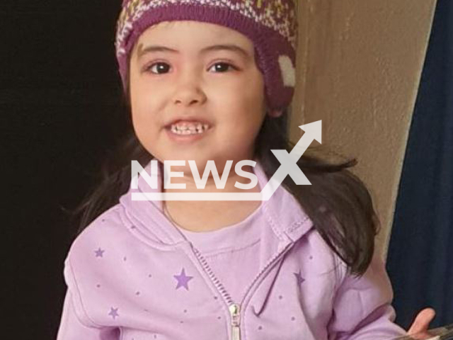 Heidi Mariana Perez, 5, poses in undated photo. She was shot and killed her while she was riding in the car in  Nuevo Laredo, Mexico,  on Wednesday, Aug. 31, 2022.
Note: Private photo.  (Newsflash)