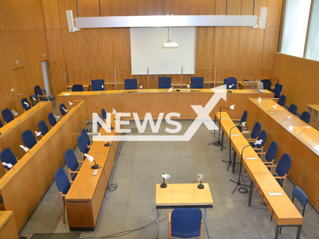 Image shows the Regional Supreme Court in the city of Frankfurt in Germany in an undated photo. The court dismissed a German man's lawsuit after he sued for "a restriction of driving pleasure" as he had to switch from a Porsche 911 to a Ford Mondeo because of traffic accident on Monday, Sep. 5, 2022. Note: Licensed content. (OLG Frankfurt/Newsflash)