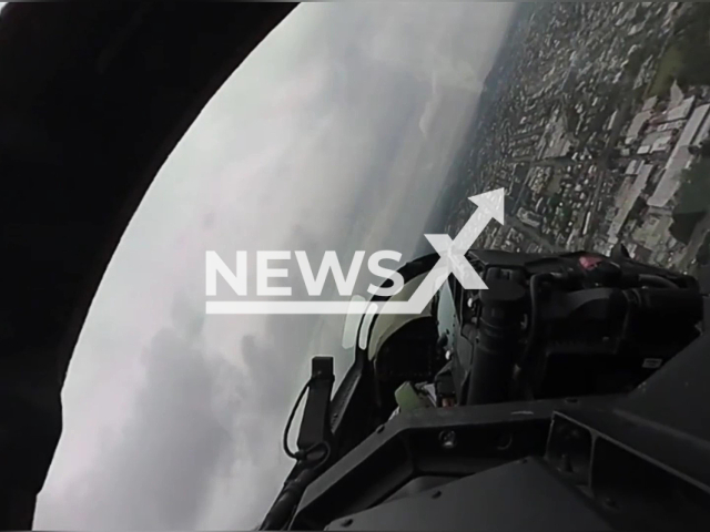 Flying display rehearsals for Riverfire. Note: Photo is a screenshot from the video (Royal Australian Air Force/Newsflash)