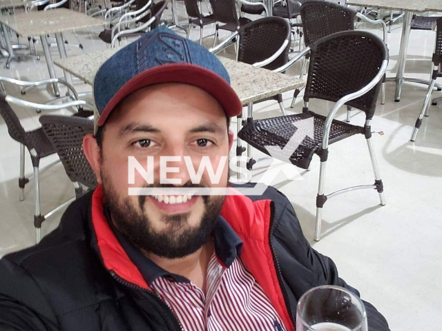 Journalist Humberto Coronel, 33, poses in an undated photo. He was murdered in Pedro Juan Caballero, Paraguay, on Tuesday, Sept. 6, 2022. Note: Picture is private (@humbertoandrescoronel/Newsflash)