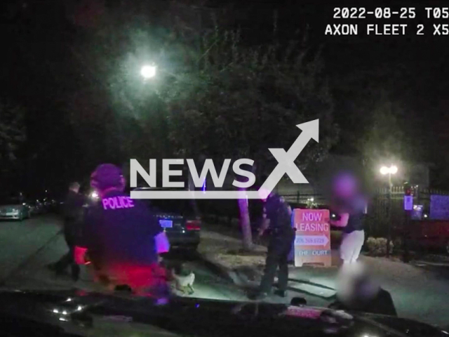 Seattle Police Department rescuing the child and arresting the suspect in Seattle, USA. Note: Photo is a screenshot from the video (Seattle Police Department/Newsflash)