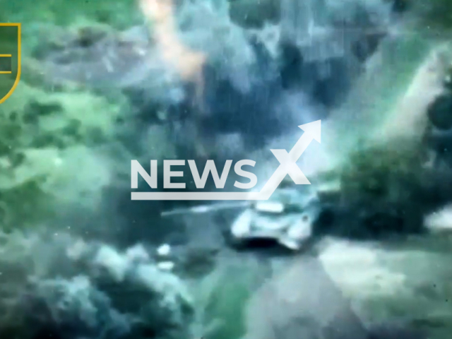 Picture shows Russian tank before it was destroyed by the soldiers from the 28th brigade in the Kherson region in Ukraine in undated footage.
The original 28th Guards Rifle Division was formed during the Second World War from the 180th Rifle Division in May 1942.
Note: This picture is a screenshot from the video.
(@28brigade/Newsflash)