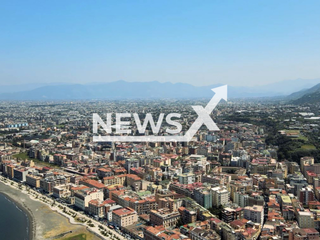 Picture shows Castellammare di Stabia, Italy, undated.  A 55-year-old  had sex with a dog and ended up in the hospital for infection, in  the city.
Note: Photo is a screenshot from a video. (Newsflash)