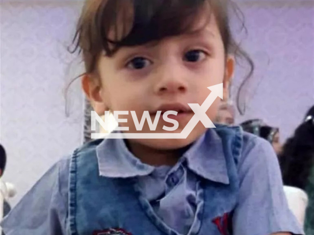 Rayyan Hassim, 3, poses in an undated photo. She was allegedly killed by her aunt in Ankara, Turkey, in Sept. 2022. Note: Picture is private (Newsflash)