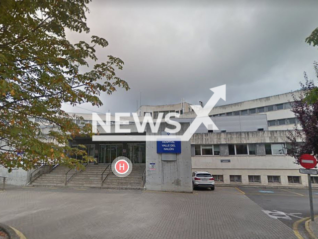 The Hospital Valle del Nalon, in Langreo, Spain, undated. A 90-year-old man was arrested for   killing his roommate, of the same age, at the hospital. Note: Photo is a screenshot from Google Maps. (Google Maps/Newsflash)