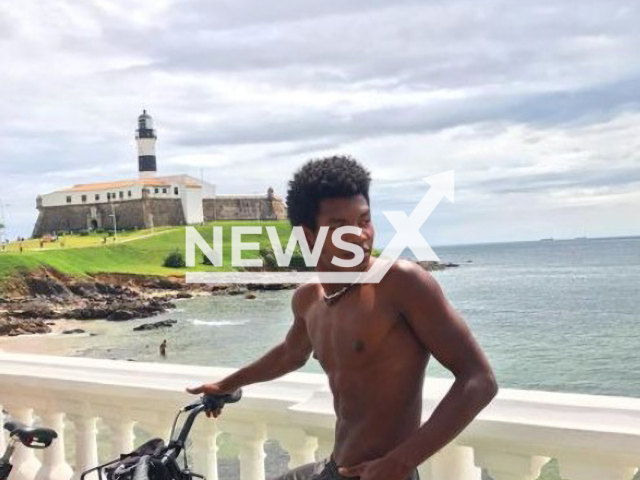 Bahian model, Adilson Silva, poses in an undated photo. Silva was a bricklayer's assistant and street vendor before he rose to fame and became a model. Note: Private photo (@osantti/Newsflash)