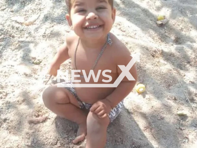 Nicollas Gomes de Oliveira, 2, poses in an undated photo. He died after he was hit by a school bus in Nova Crixas, Brazil, Tuesday, Sept. 13, 2022. Note: Picture is private (Newsflash)