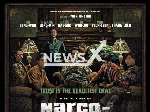 Illustrative image of the poster of a new Netflix series called Narco-Saints, undated photo. Narco-Saints premiered on Netflix Friday, Sept. 9, 2022. Note: Picture is a screenshot from a post (Newsflash)