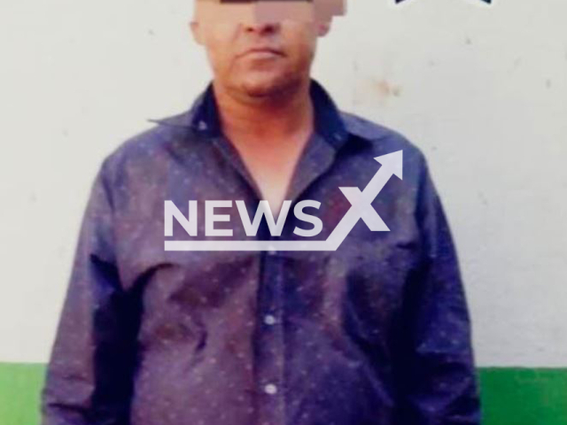 Picture shows Ubaldino N., undated. He was arrested for the murder of Fermin Hedel Guzman, nephew of Joaquin El Chapo Guzman,  was shot dead on Thursday, Sept. 15,  in the town of Guadalupe y Calvo, Mexico.
Note: Police photo. (Newsflash)