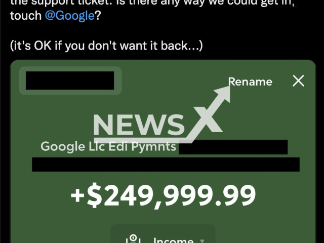 Photo shows the post of Sam Curry, a cybersecurity professional, who says he was mysteriously paid nearly USD 250,000 by Google but couldn’t find any explanation for the hefty deposit for several weeks. A Google spokesperson said a nearly USD 250,000 payment placed in the account of a confused cybersecurity professional was the result of human error. Note: Picture is a screenshot from a post (@samwcyo/Newsflash)