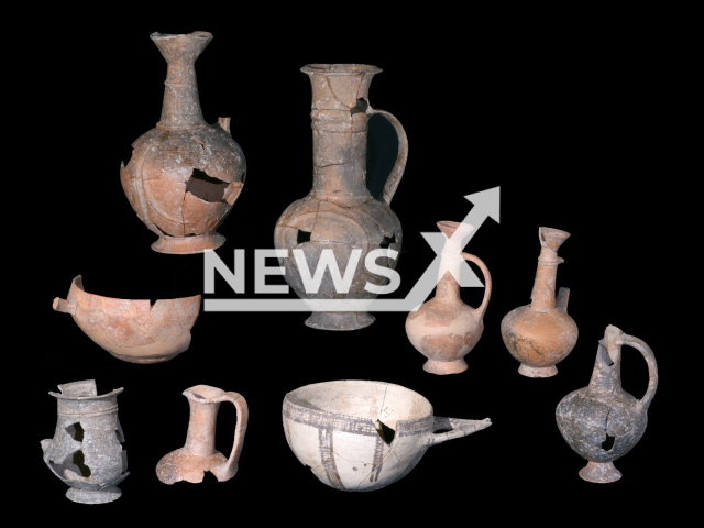 Photo shows artefacts unearthed during the excavations at the Tel Yehud site in Israel, undated photo. A new study by the Israel Antiquities Authority, Tel Aviv University and The Weizmann Institute of Science has revealed the earliest known evidence of the use of the hallucinogenic drug opium, and psychoactive drugs in general, in the world. Note: Licensed photo (Clara Amit, Israel Antiquities Authority/Newsflash)