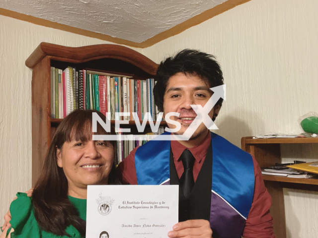 Amado Amir Gonzalez, 26, better known as Heisenwolf, poses with an unidentified woman in an undated photo. Youtuber Heisenwolf has been arrested for allegedly crashing his car into a taxi and killing six people in Atlacomulco, State of Mexico, Mexico, Sunday, Sept. 18, 2022. Note: Picture is private (@heisenwolf/Newsflash)