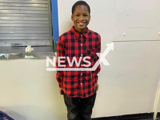 The victim Azuree Charles, 9,  poses in undated photo. He was killed in  New Kensington, Pennsylvania, USA on May 4, 2022, the boy's parents have been charged for the his death, in September, 2022.  Note: Private photo.  (Westmoreland County DA's Office/Newsflash)