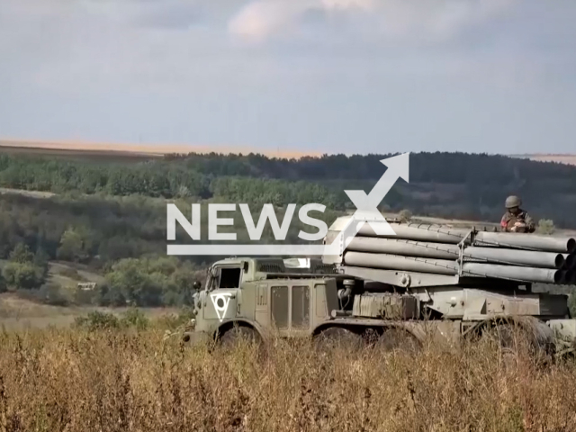 Russian MLRS "Hurricane deploy to the firing positions in Ukraine in undated footage.
The BM-27 Uragan is a self-propelled 220 mm multiple rocket launcher designed in the Soviet Union.
Note: This picture is a screenshot from the video.
(@mil/Newsflash)